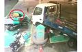 Mencekam! Video Detik-detik Dispenser SPBU dan Pengunjung Ditabrak Truk Sampai Terpental