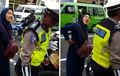 Viral! Ogah Ditilang, Emak-emak Tabrak dan Gigit Polisi. Lihat Videonya
