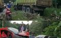 Ngeri, Tabrakan Berentet di Tengah Hutan, Truk vs Tiga Mobil Ayla