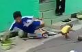 Bikin Ngakak, Monyet Ngebut ala MotoGP, Bocah Tak Berdosa Jadi Korban