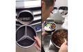 Waduh, Pria Ini Copot Logo Di Moncong Mercedes-Benz, Jadi Wadah Makanan