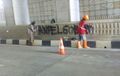 Pemda DKI Bersihkan Coretan di Underpass Mampang-Kuningan 