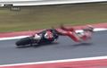 Lirik Lagi MotoGP San Marino 2017, Detik-Detik Horor Lorenzo Jatuh Saat Balapan