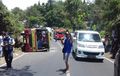 Ngeri, Bus Terguling, Satu Korban Diduga Berusaha Melompat Malah Jadi Korban 