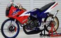 Modifikasi Kawasaki Ninja 150R, Juara Racing Look