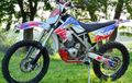 Modifikasi Kawasaki KLX150S, Tak Ada Rotan Akar Pun Jadi