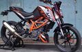 Modifikasi KTM Duke 200, Keluarkan Rp 25 Juta Demi Pasang KTM Powerparts