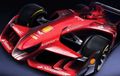 F1 : Ferrari Perkenalkan Konsep Mobil Formula 1 Masa Depan