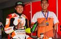 Balap Motor : Pakai Mesin 250 CC Hendra Rusbule Naik Podium