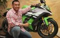 Pertama Coba Langsung Jatuh Hati, Asep Jadi Pembeli Pertama Ninja ZX-10R