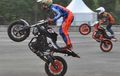 Nih Juara Adu Panjang Stoppie dan Balap Wheelie di Asean Stunt Day