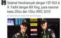 Tim Monster Yamaha Tech3 Beri Selamat Hendriansyah & Rusman Fadhil