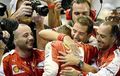 F1 : Sambut Kemenangan, Kru Tim Ferrari Dianggap Preman