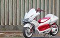 Modifikasi Honda PCX 150, Gambot Pakai Dua Pelek