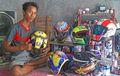R-Mexz Airbrush Terima Bikin Replika Helm Motif MotoGP