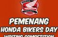 Tiga Orang Pemenang Honda Bikers Day Writing Competition Sudah Ditentukan!