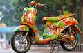 Modifikasi Yamaha Fino, Heboh Airbrush Karapan Sapi