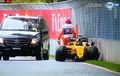 Hasil Latihan Ketiga: Sebastian Vettel Tercepat, Magnussen Kecelakaan