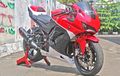 Modifikasi Kawasaki Ninja 250R 2012, Keren Gara-gara Tiga Warna