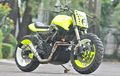 Modifikasi Kawasaki Ninja 250, Scrambler David Beckham Berwarna Rossi