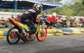 Modifikasi Suzuki Satria F150 Drag Bike, Langganan Bawa Joki Pemula Naik Podium