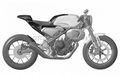 Ini Dia Gambar Paten Calon Cafe Racer Honda, 300TT Racer