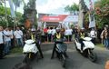Skutik Listrik Gesits Finish di Bali Disambut Menristekdikti, Membawa Banyak Harapan