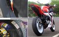 Nih Patokan Memperbesar Ukuran Pelek dan Ban CBR150R Dengan Swing Arm Standar