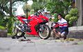 Modifikasi Yamaha YZF-R25 2014, Merah Lebih Meriah
