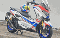 Modifikasi Yamaha NMAX, Racing Look Ala Shoei X-14 Assail