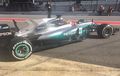 Mercedes Coba 'Sirip Hiu' pada Tes di Barcelona