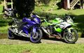 Membandingkan Fisik All New Yamaha R15 dan Kawasaki Ninja 250 RR Mono, Gede Mana?