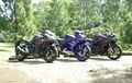 Jejer Bareng Yamaha R25 dan Honda CBR250RR, All New Yamaha R15 Enggak Kekecilan