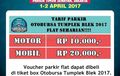 Parkir Tarif Flat Di OTOBURSA Tumplek Blek 2017