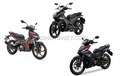 Komparasi Spesifikasi Benelli RFS 150i vs Yamaha MX King 150 dan Honda Supra GTR150