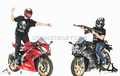 All New Honda CBR250RR Jadi Superhero, Tema Modifikasi Dari Spiderman & The Punisher
