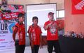 Pembalap Honda Trijaya Sampaikan Kesadaran Keamanan Balapan