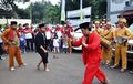 Budaya Betawi 'Palang Pintu' di Perayaan Hari Jadi Jakarta Velozity Chapter