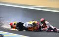 Marc Marquez Jatuh Ketika Balapan GP Perancis Tinggal 11 Lap