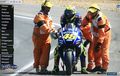 GP Perancis: Tragis! Rossi Jatuh di Lap Terakhir