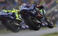 Rossi Bingung Yamaha Kewalahan di Trek Basah GP Jerman
