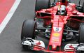 Diguyur Hujan, Vettel Menempel Hamilton pada Latihan Terakhir GP Inggris