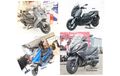 Komparasi Spesifikasi Skutik 250 cc, Lihat Potensi XMAX, GTS, Downtown dan Zafferano Dari Brosur