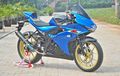 Suzuki GSX-R150 Racing Elegant Version, Banyak Pakai Part Branded Nih!