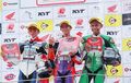 Selamat, Pembalap Wahyu Aji Trilaksana Raih Podium Dua di Race 1 UB150 ARRC Indonesia