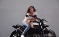 Fina Phillipe, Presenter Cantik Yang Hobi Motornya 'Enggak Becanda' 