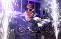 Aksi Gymkhana Yamaha R25 Meriahkan Gelaran Revs Party