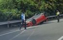 Toyota 86 Rebahan di Minggu Pagi, Kayang di Tol Janger Gara-gara Hilang Kendali