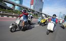 Vespa Benz Owner (VBO) Ajak Komunitas Vespa Konvoy Keliling Jakarta