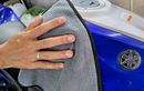 Cara Menyamarkan Baret di Body Motor Bekas Pakai Cairan Wax, Simak Langkahnya